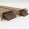 Ekena Millwork 48H x 1/4T Adjustable Wood Slat Wall Panel Kit w/ 2W Slats, Walnut contains 22 Slats SWW66X48X0250WA - alternate 2